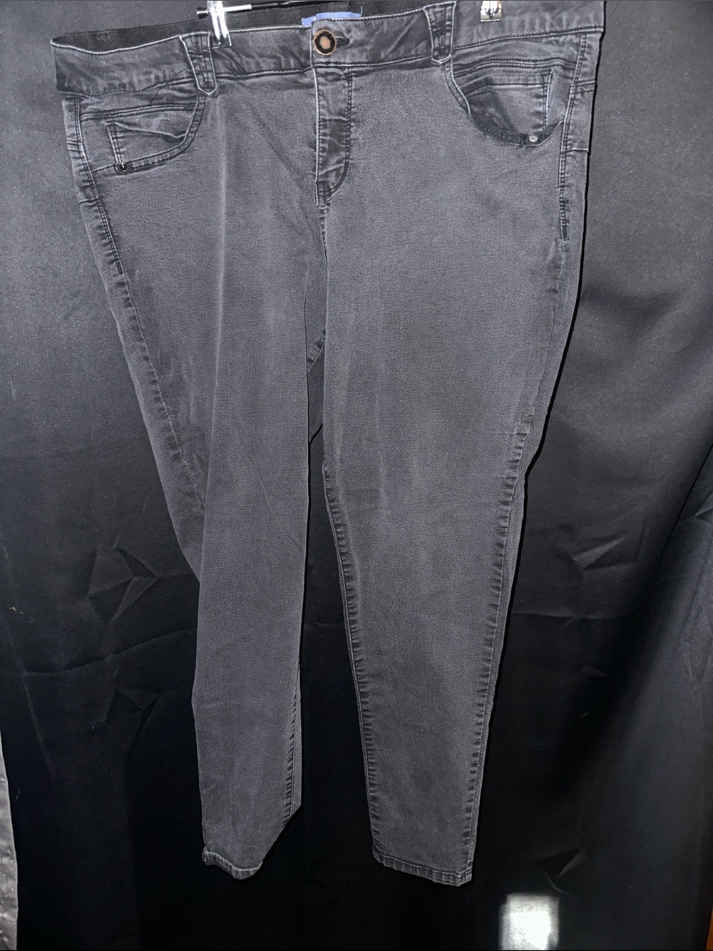Slim Straight Black Jeans